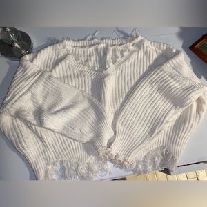 Women’s white sweater